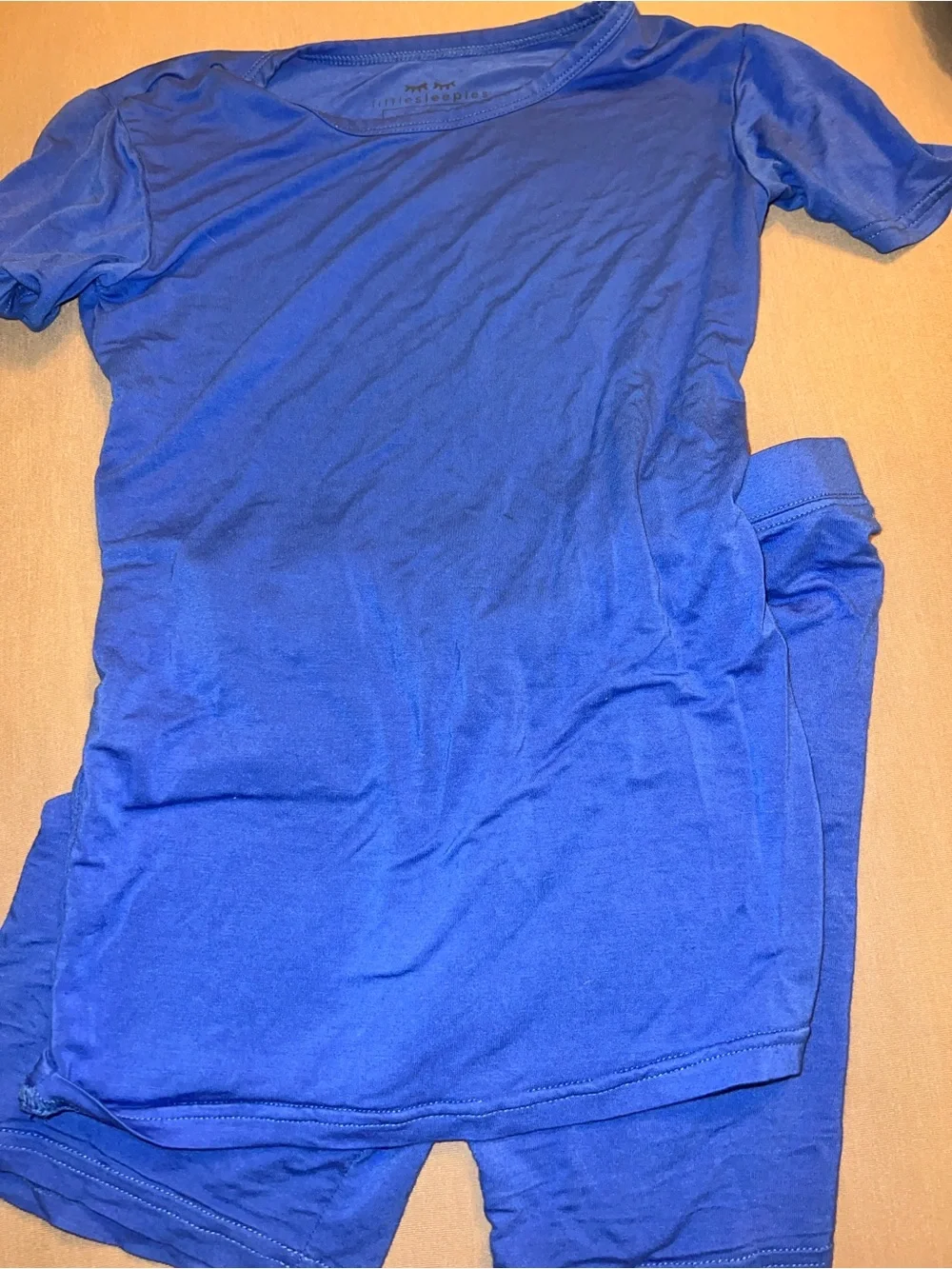 Little Sleepies Blue short pajamas shorties size 7/8